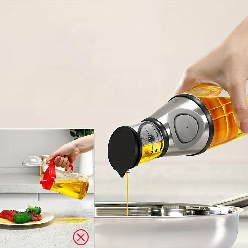 1pc Bottle Controlled Measuring Press Type Pot Bottle Kitchen Supplies