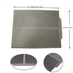 Silicone Dish Drying Mat Easy Clean Reusable Sink Mat Heat Resist