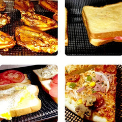 Non Stick BBQ Grid Mat for Grilling Outdoors