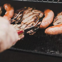 Non Stick BBQ Grid Mat for Grilling Outdoors