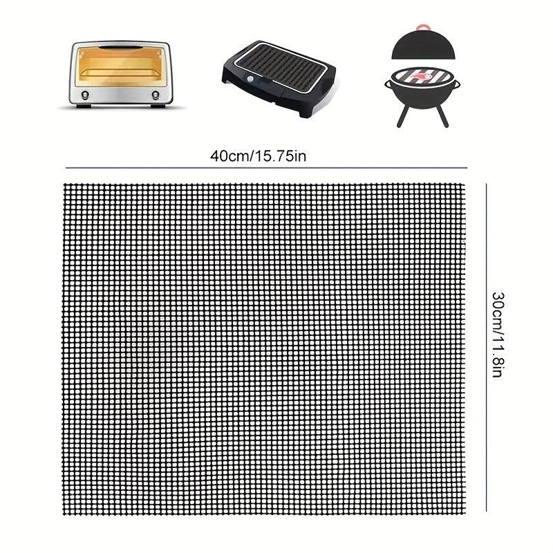 Non Stick BBQ Grid Mat for Grilling Outdoors