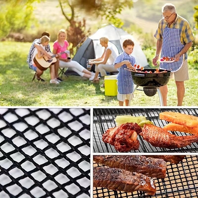 Non Stick BBQ Grid Mat for Grilling Outdoors