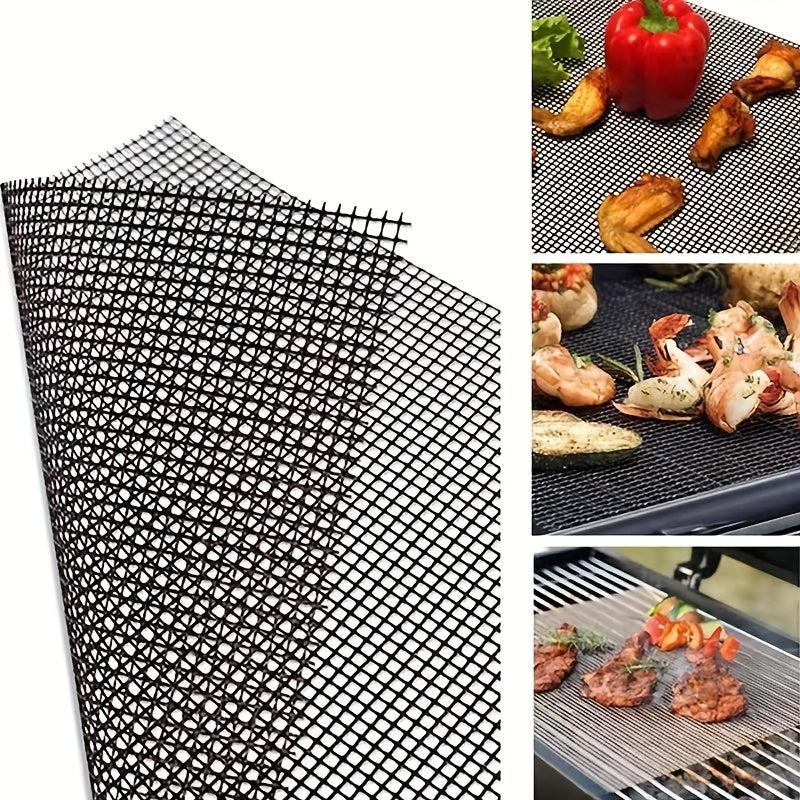 Non Stick BBQ Grid Mat for Grilling Outdoors