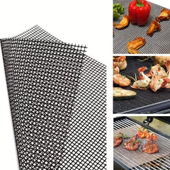 Non Stick BBQ Grid Mat for Grilling Outdoors