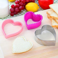 Sandwich Cutter And Sealer Set Bread Decruster DIY Cookie Cutters Kitchen
