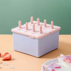 Ice Cream Mold Homemade Mini Popsicle Mold Silicone With Lid