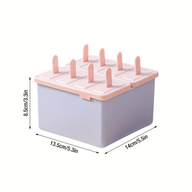 Ice Cream Mold Homemade Mini Popsicle Mold Silicone With Lid