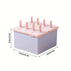 Ice Cream Mold Homemade Mini Popsicle Mold Silicone With Lid