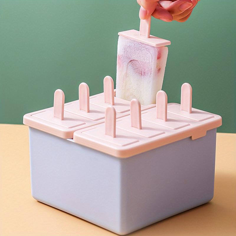 Ice Cream Mold Homemade Mini Popsicle Mold Silicone With Lid