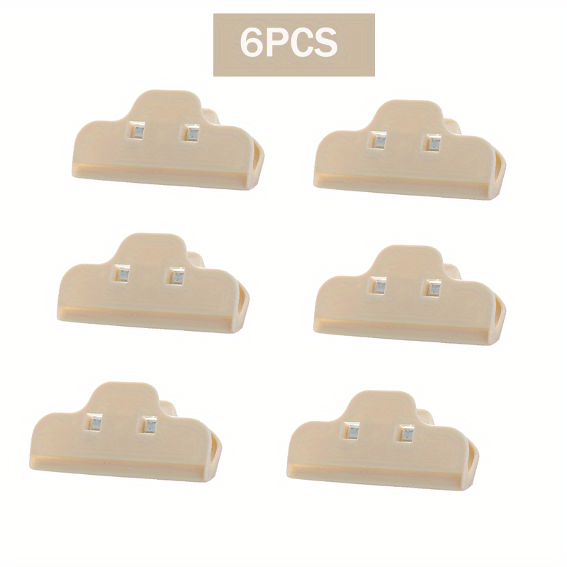 12pcs Food Clips Standing Milk Powder Snack Clip Sealing Clip