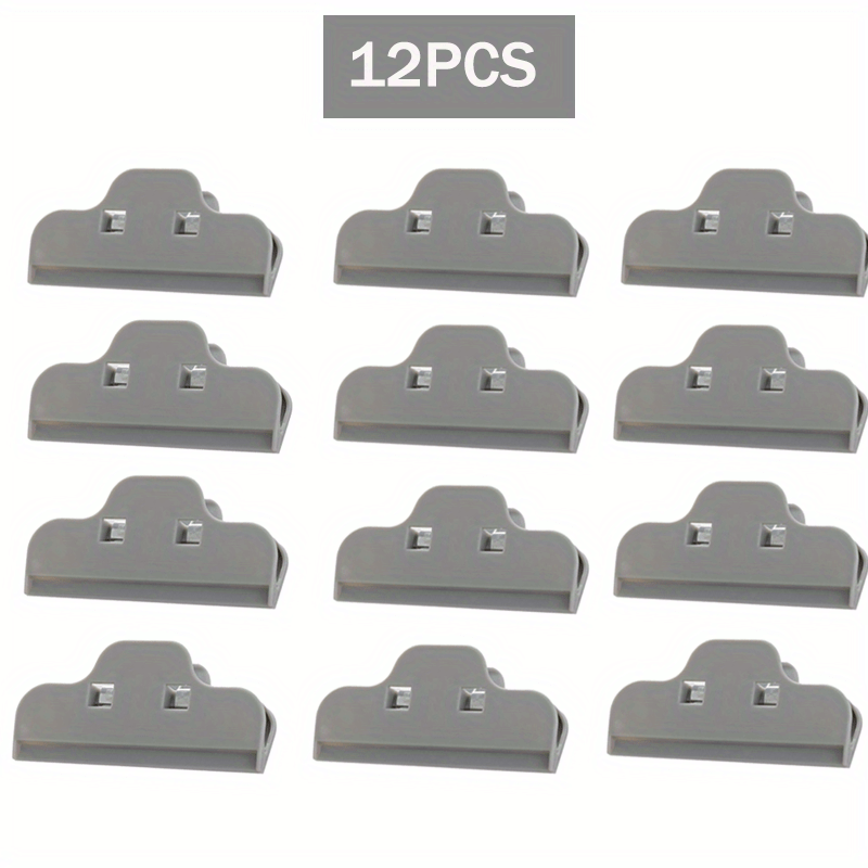 12pcs Food Clips Standing Milk Powder Snack Clip Sealing Clip