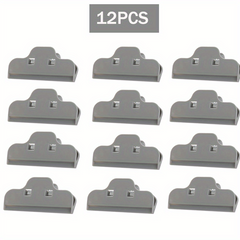 12pcs Food Clips Standing Milk Powder Snack Clip Sealing Clip