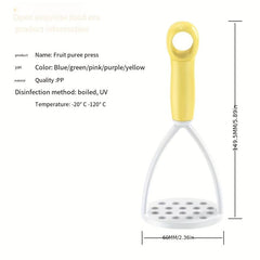 Plastic Potato Masher with Non Slip Handle
