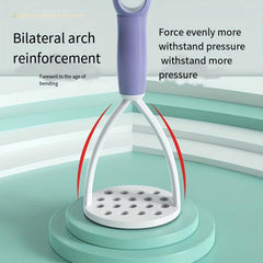 Plastic Potato Masher with Non Slip Handle