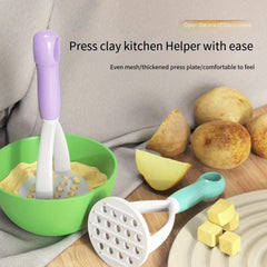 Plastic Potato Masher with Non Slip Handle