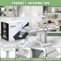 Herobaby Automatic Dumpling Maker With Noodle Cutters & Mold