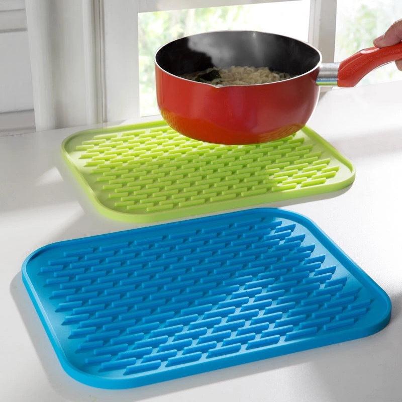 Silicone Insulated Mat for Dish Drying Heat Resistant Pot and Bowl Trivet