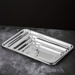 Stainless Steel Square Tray Deep/Shallow Perforated 304 Material