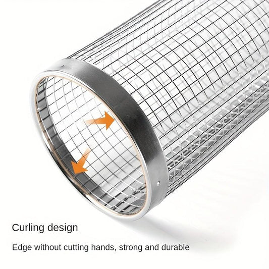Rotating Barbecue Grill Grate for Camping and Outdoor Grilling