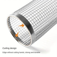 Rotating Barbecue Grill Grate for Camping and Outdoor Grilling
