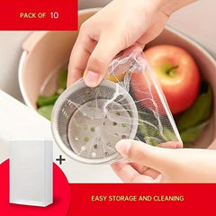 10pcs Sink Strainer Mesh Bag Disposable Kitchen Sink Strainer Trash Bag
