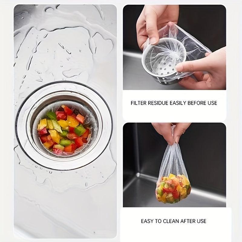 10pcs Sink Strainer Mesh Bag Disposable Kitchen Sink Strainer Trash Bag