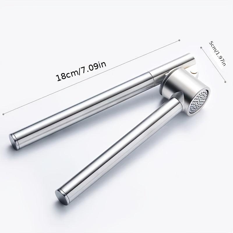 Stainless Steel Garlic Press & Peeler, Rust Proof Garlic Crusher