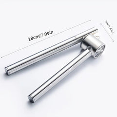 Stainless Steel Garlic Press & Peeler, Rust Proof Garlic Crusher