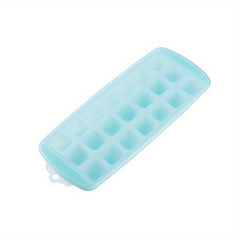 2 Cubic Ice Grains Mini Ice Cube Trays 21 Grids With Lid For Freezer