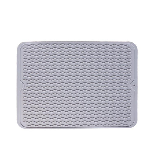 Silicone Drying Mat Dish Pad Bathroom Kitchen Drain Mat