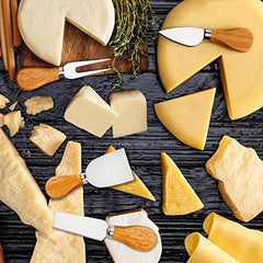 4pcs Stainless Steel Cheese Set Cheese Slicer Cutter Forks Kitchen Supplies