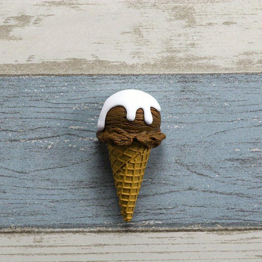 1pc Ice Cream Fridge Magnet Resin Simulation Food Sticker