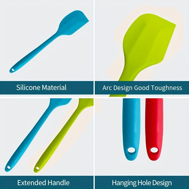 6pcs Jar Spatula Silicone Kitchen Butter Spatula Multifunctional Cre
