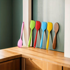 6pcs Jar Spatula Silicone Kitchen Butter Spatula Multifunctional Cre