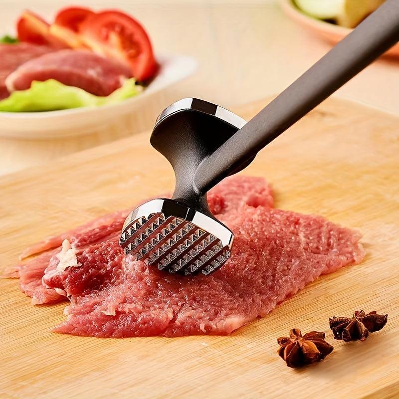 Alloy Steel Meat Tenderizer Double Sided Hammer Kitchen Gadget