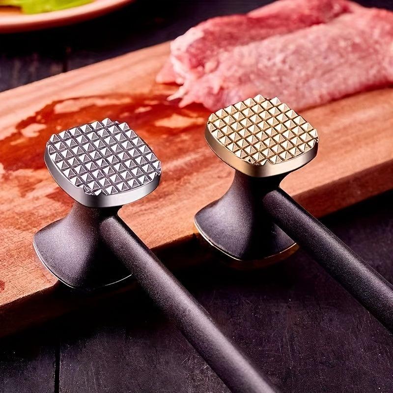 Alloy Steel Meat Tenderizer Double Sided Hammer Kitchen Gadget