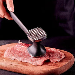 Alloy Steel Meat Tenderizer Double Sided Hammer Kitchen Gadget