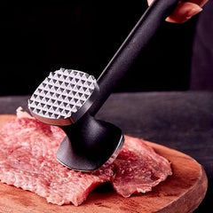 Alloy Steel Meat Tenderizer Double Sided Hammer Kitchen Gadget