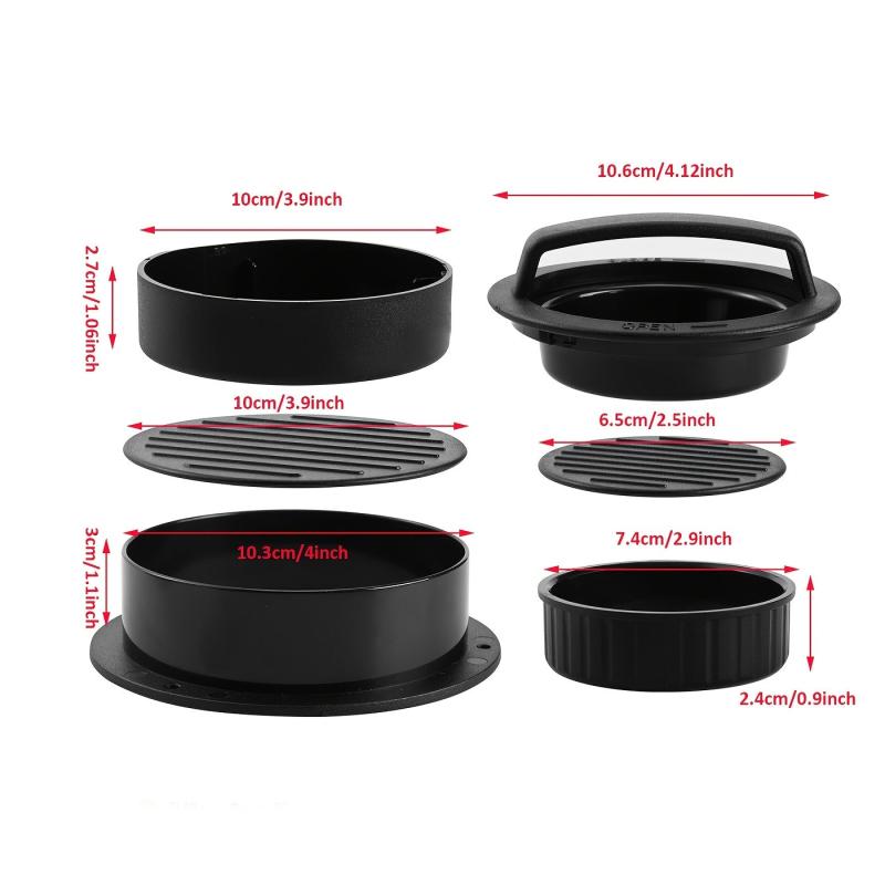 Burger Press Hamburger Press Patty Maker 7 62 Cm Non Stick Meat Beef Veggie Patt