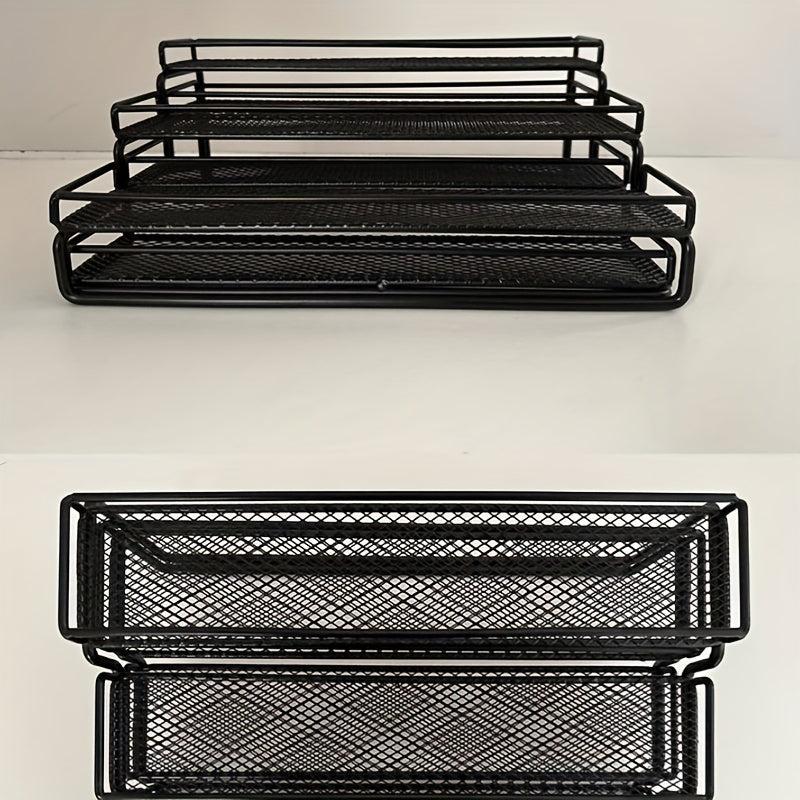 3 Tier Spice Rack Organizer for Kitchen Cabinet and Countertop