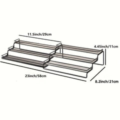 3 Tier Spice Rack Organizer for Kitchen Cabinet and Countertop