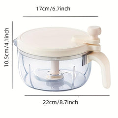 Food Chopper Mixer Blender Garlic Meat Grinder