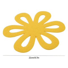 6pcs Flower Pot Holder Coaster Easter Butterfly Placemat