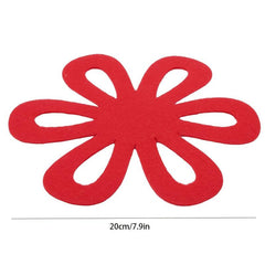 6pcs Flower Pot Holder Coaster Easter Butterfly Placemat