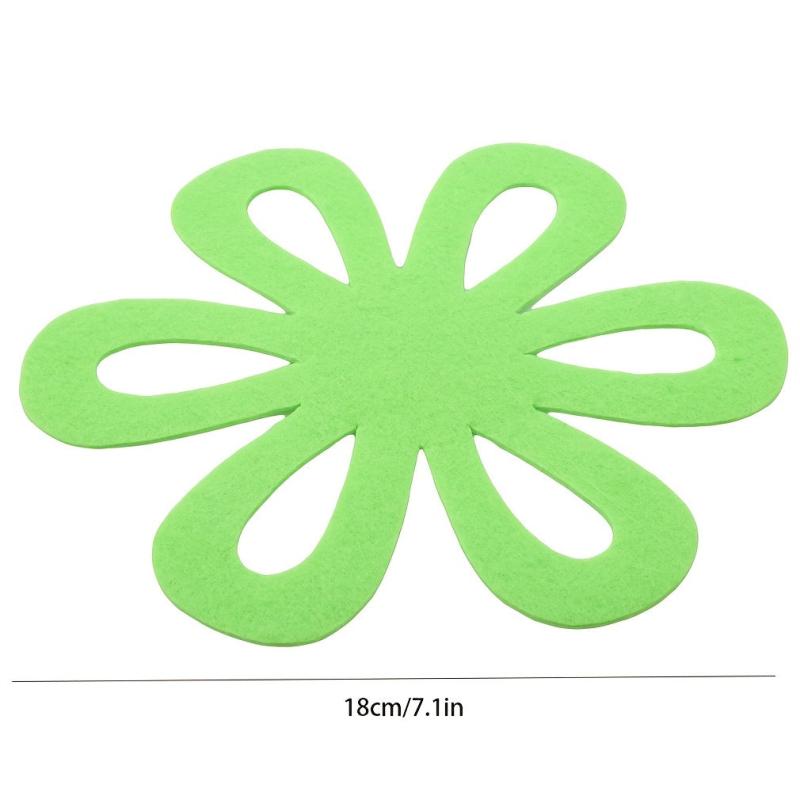 6pcs Flower Pot Holder Coaster Easter Butterfly Placemat