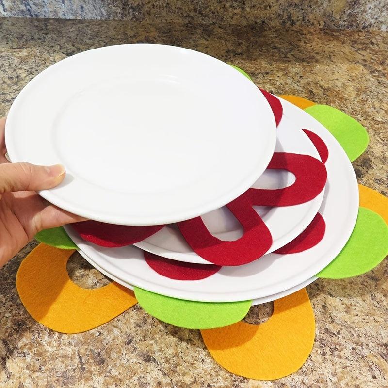 6pcs Flower Pot Holder Coaster Easter Butterfly Placemat