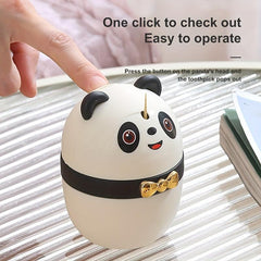 Panda Toothpick Holder Automatic Pop-Up Lid Home Hotel Restaurant Commercial