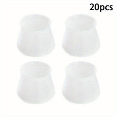 20pcs Silicon Chair Leg Floor Protectors Socks Table Feet Pad Floor Protectors