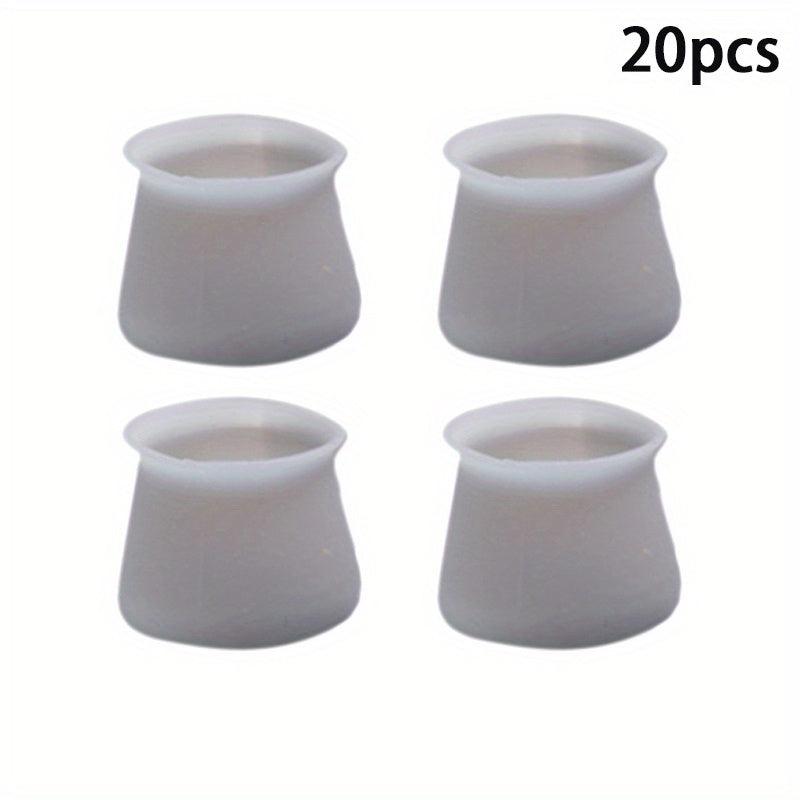 20pcs Silicon Chair Leg Floor Protectors Socks Table Feet Pad Floor Protectors