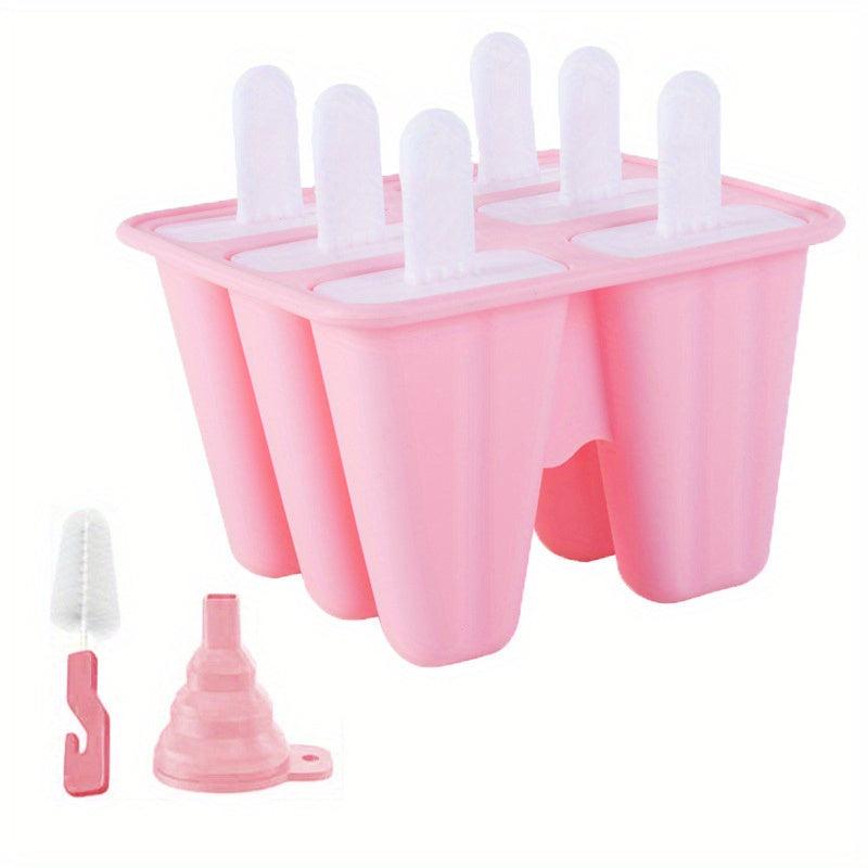 6 Cavity Silicone Ice Pop Molds Beach Accessories
